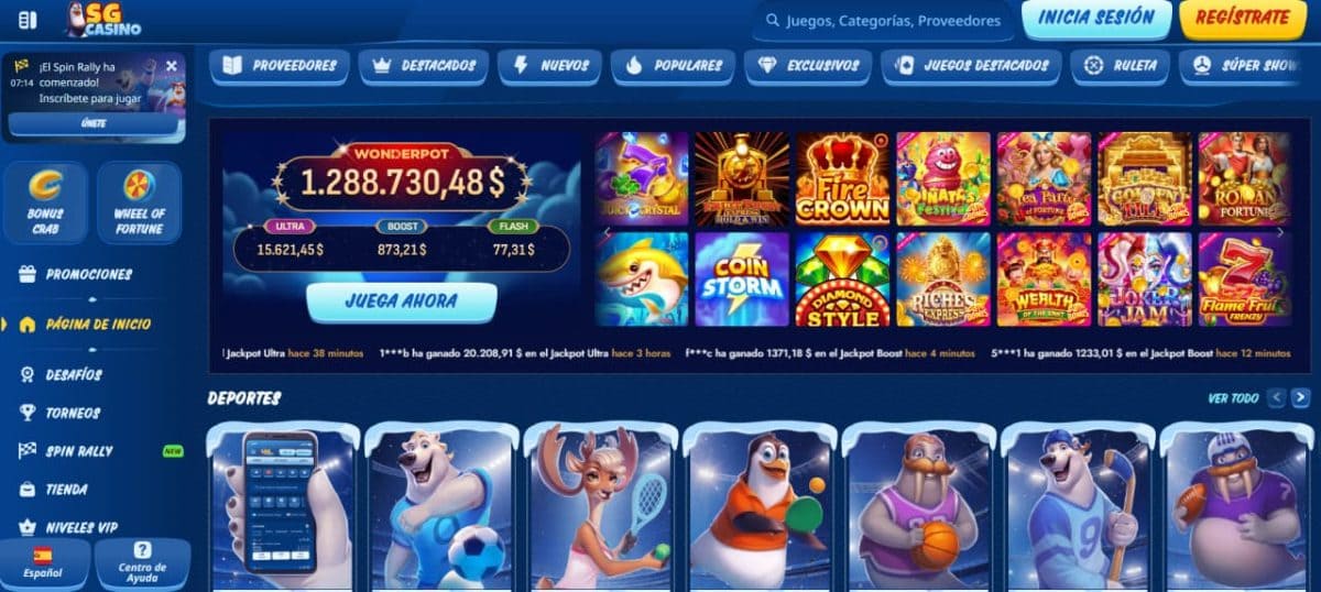 Reseña de SG Casino 2026: bono, juegos y pagos en España image 2